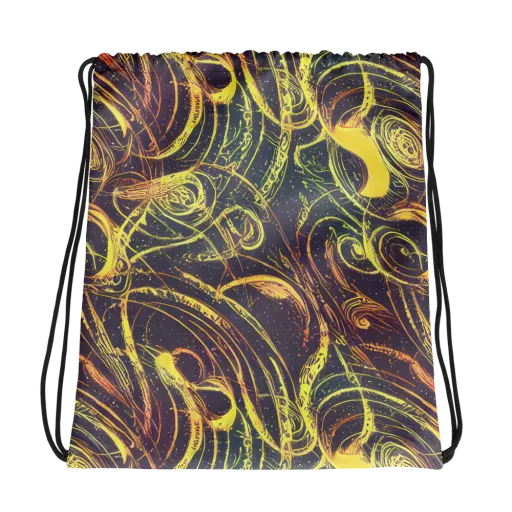 Lunar Riptide on a Drawstring Bag