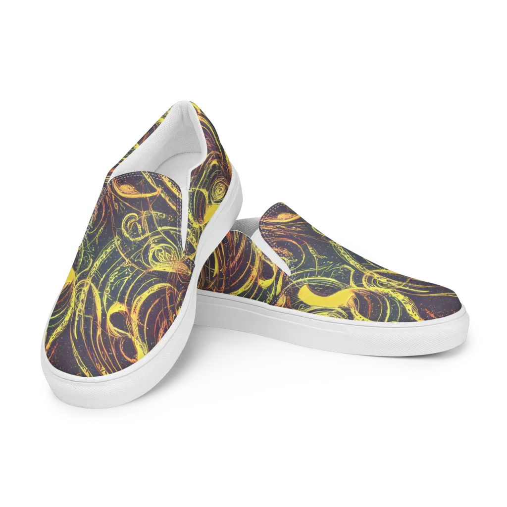 Lunar Riptide on Women's Slip-On Canvas Shoes — Left Front