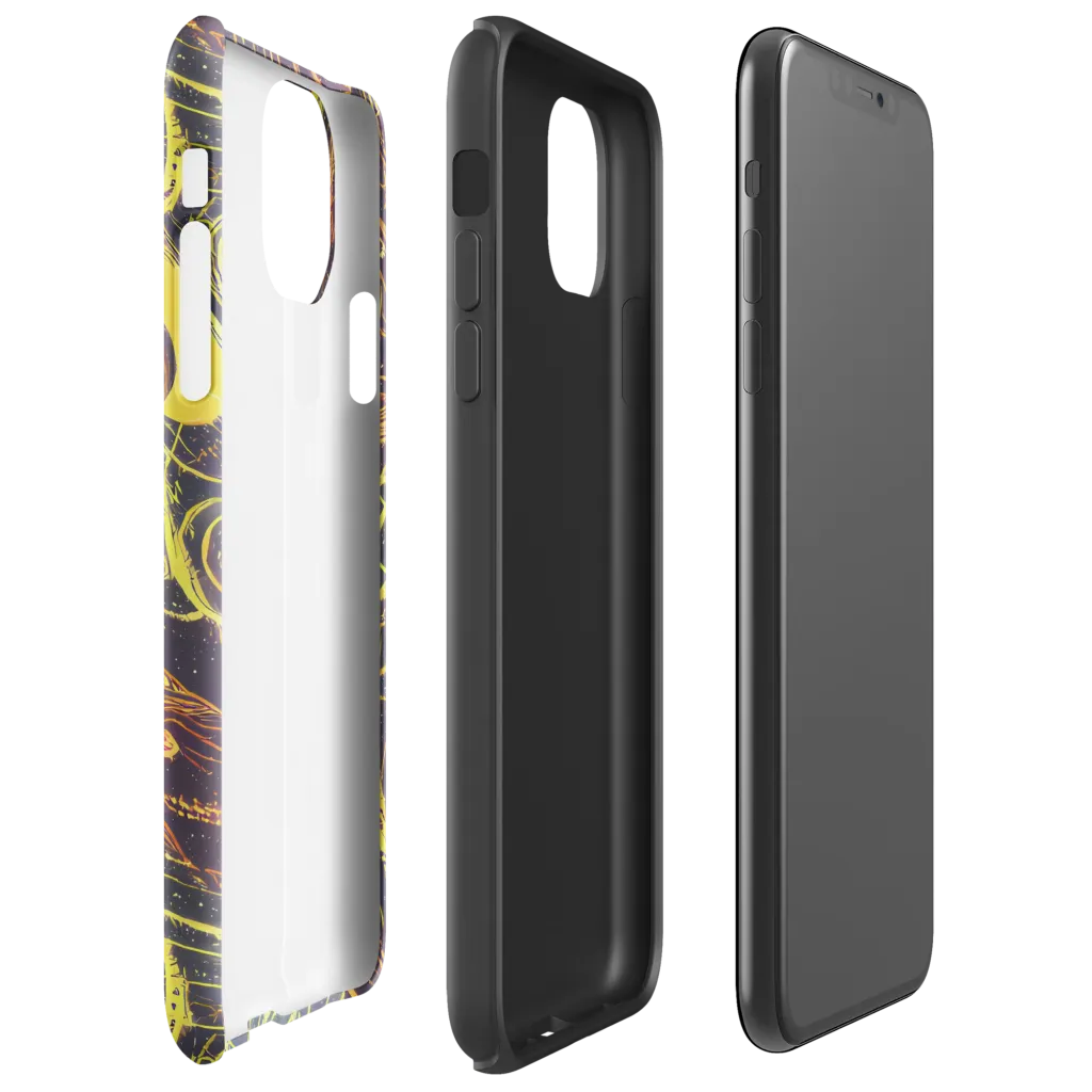 Lunar Riptide on Tough Case for iPhone® — Right