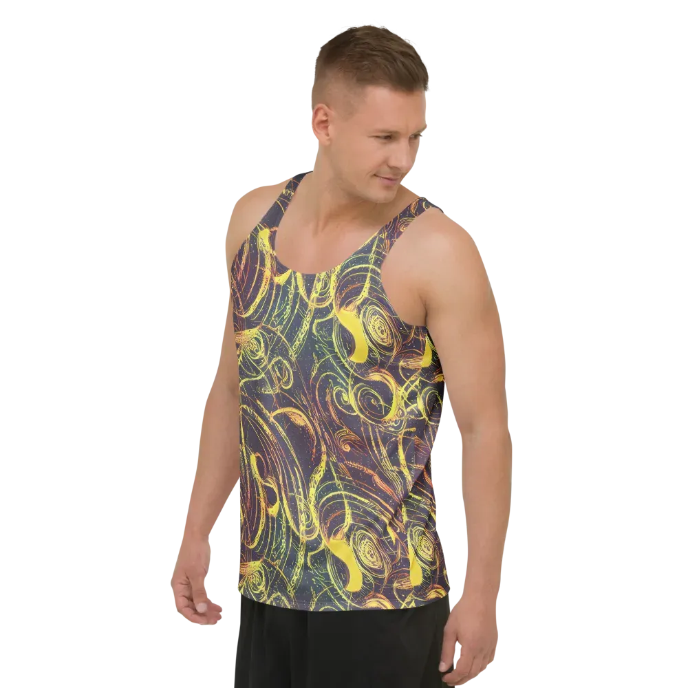 Lunar Riptide on Men's Tank Top — Left Front