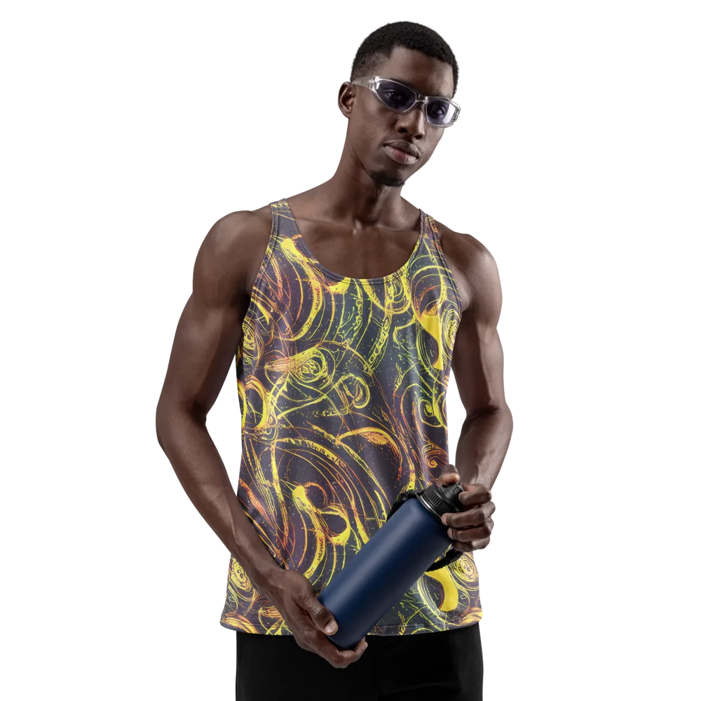 Lunar Riptide on Men's Tank Top — Front