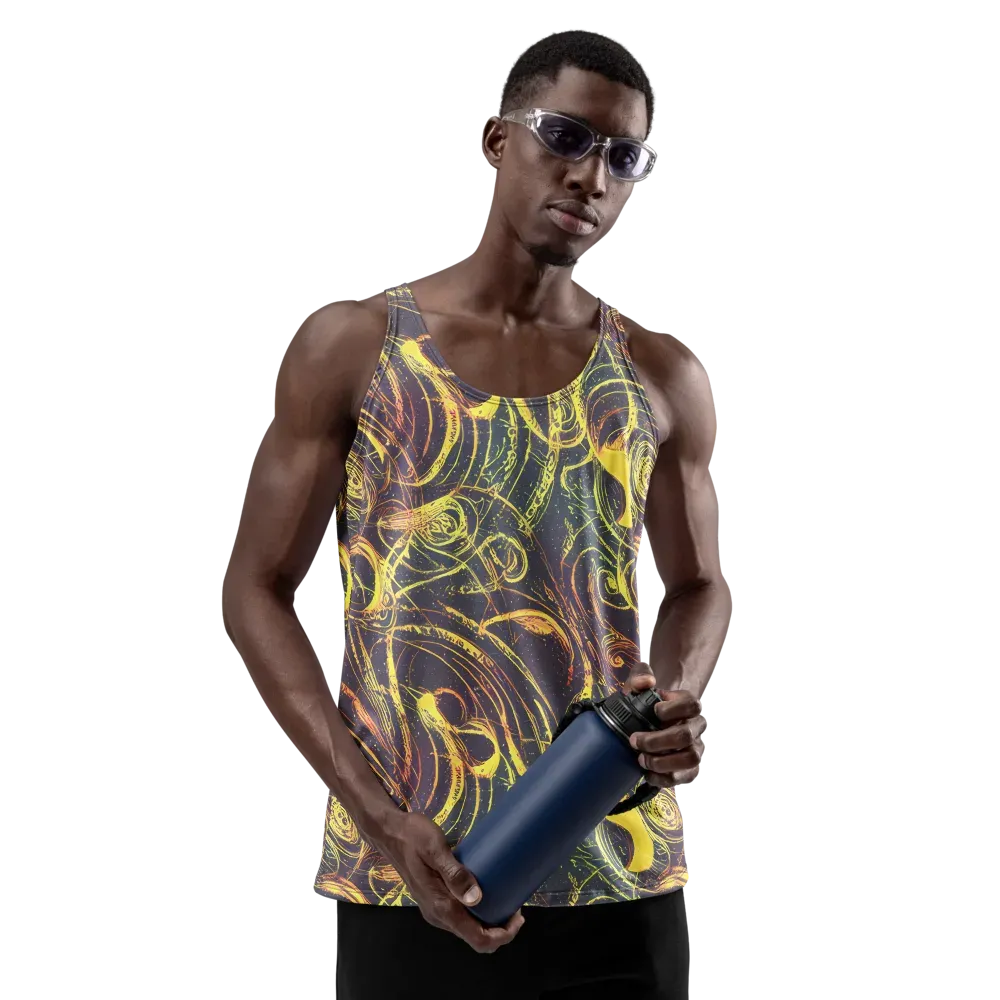 Lunar Riptide on Men's Tank Top — Front
