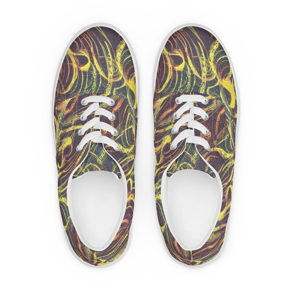 Lunar Riptide on Men's Lace-Up Canvas Shoes — Front
