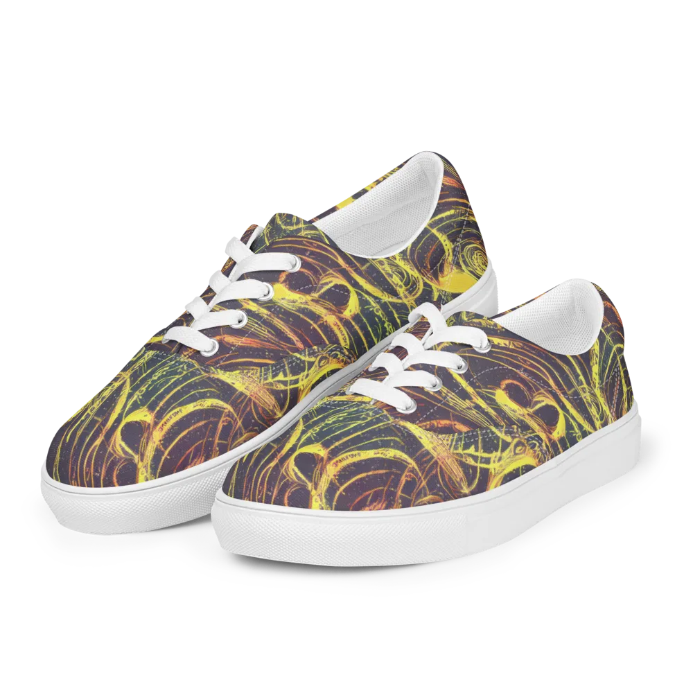 Lunar Riptide on Men's Lace-Up Canvas Shoes — Left Front