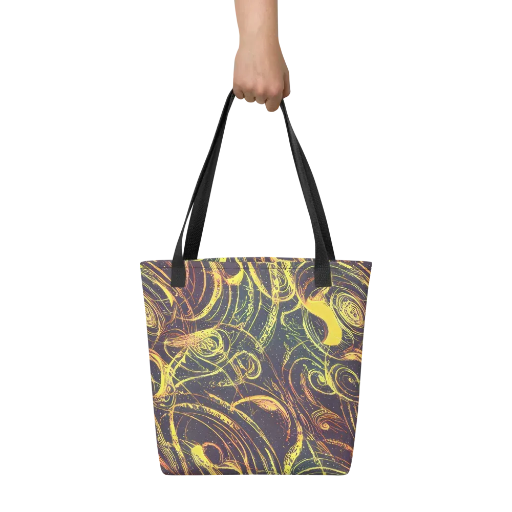 Lunar Riptide on Tote Bag — Front