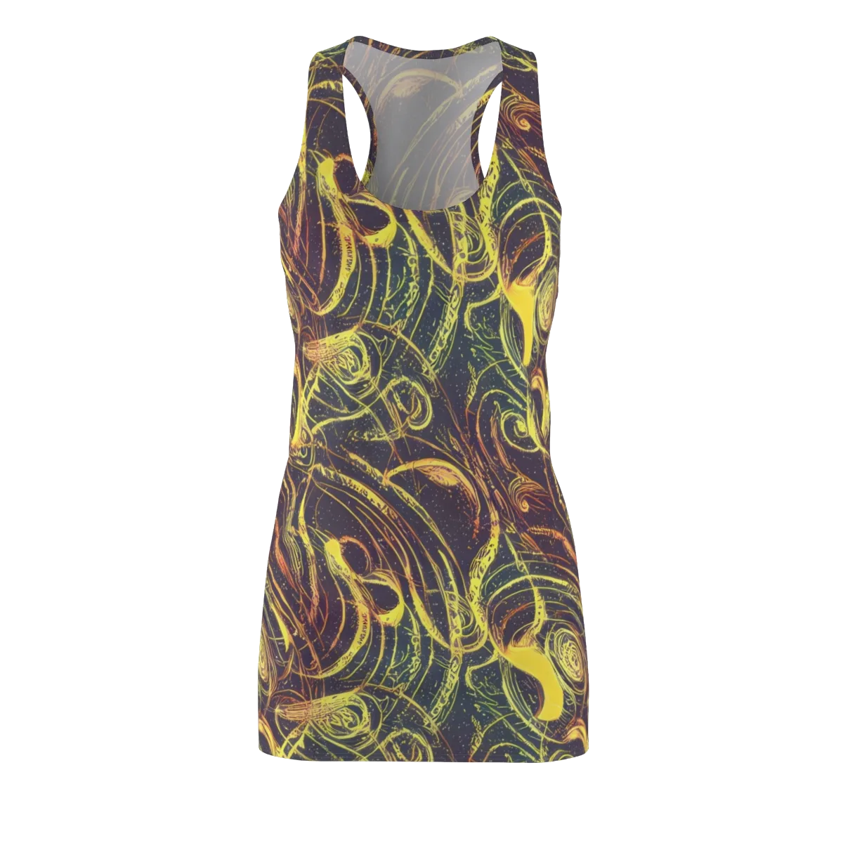 Lunar Riptide on Racerback Dress — Front