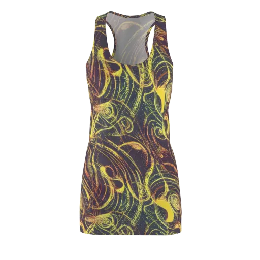 Lunar Riptide on a Racerback Dress