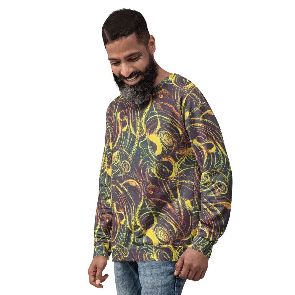 Lunar Riptide on Sweatshirt — Left Front