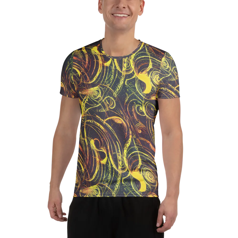 Lunar Riptide on Men's Athletic T-Shirt — Front