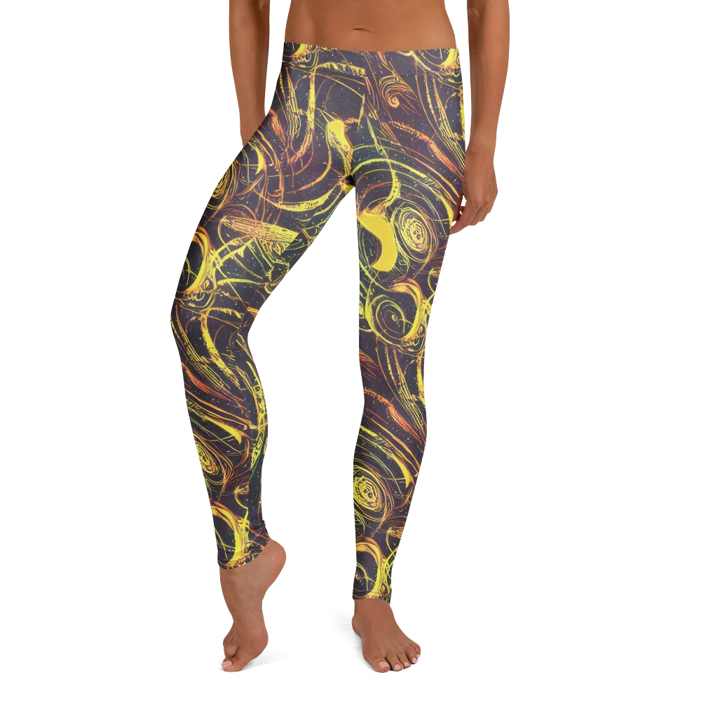 Lunar Riptide on Leggings — Front