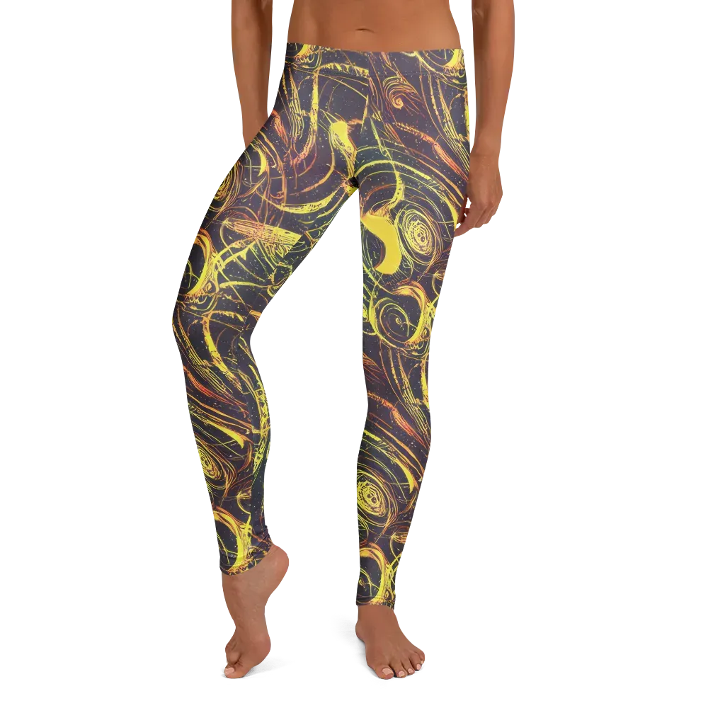 Lunar Riptide on Leggings — Front