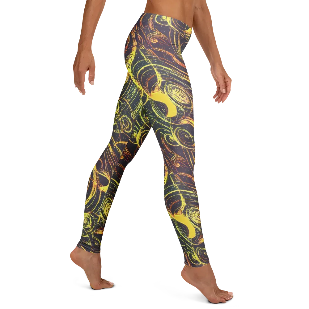Lunar Riptide on Leggings — Right