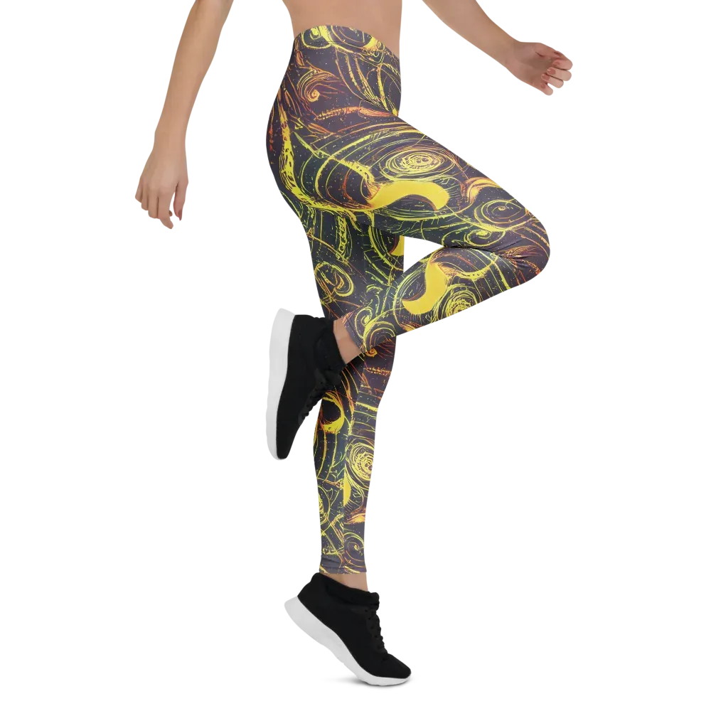 Lunar Riptide on Leggings — Right