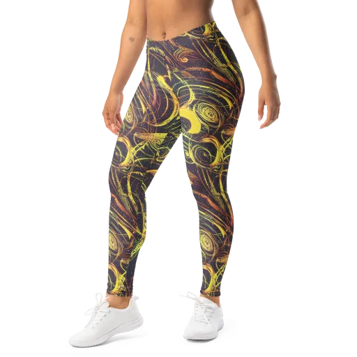 Lunar Riptide on a Leggings