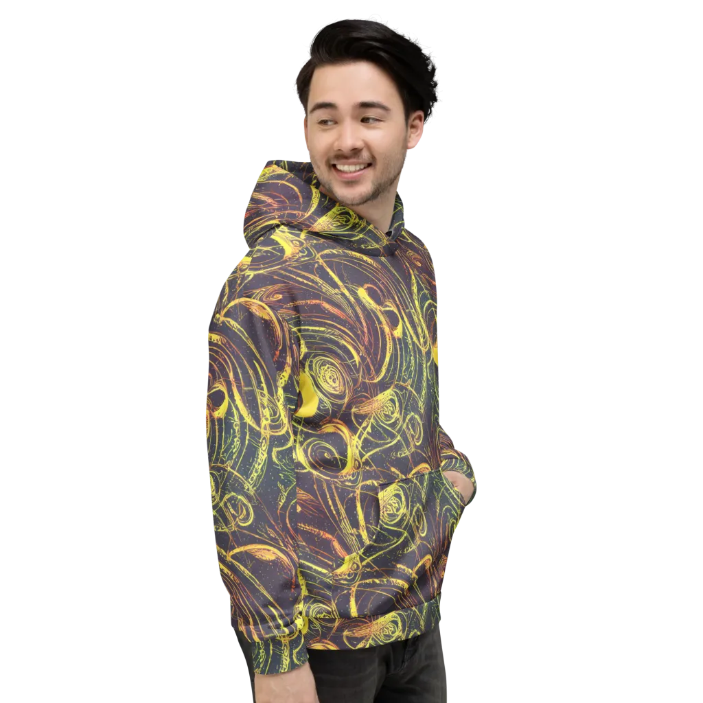 Lunar Riptide on Hoodie — Right