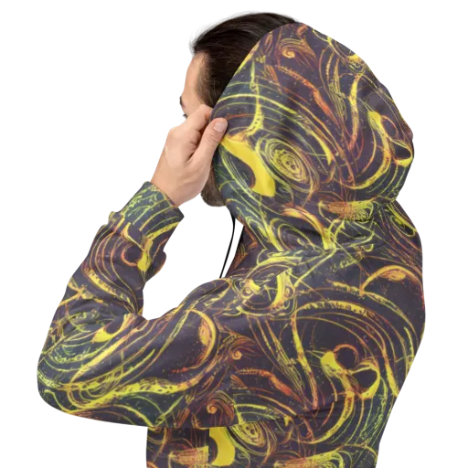 Lunar Riptide on a Hoodie