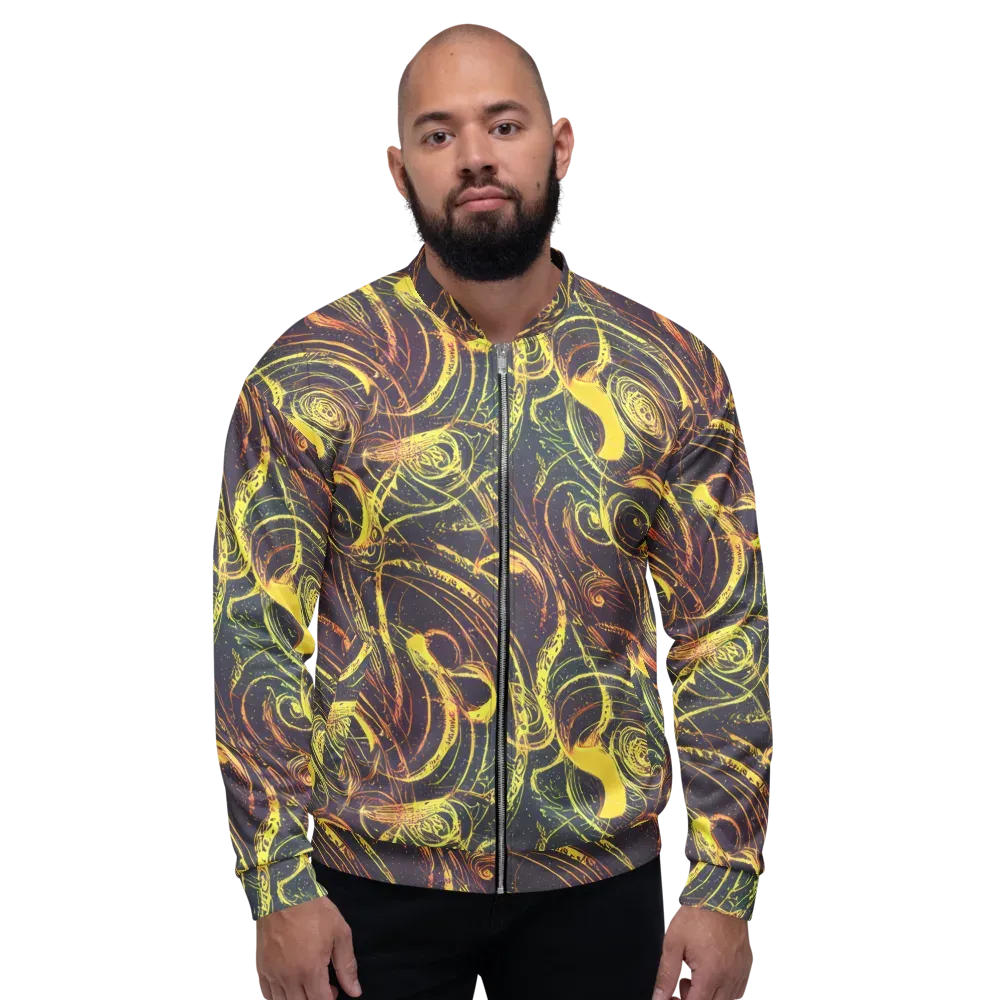 Lunar Riptide on Bomber Jacket — Front