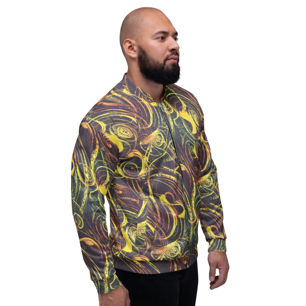 Lunar Riptide on Bomber Jacket — Right