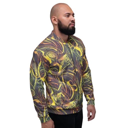 Lunar Riptide on a Bomber Jacket