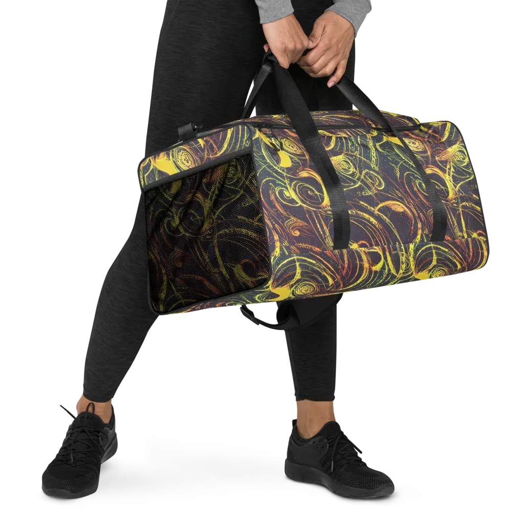 Lunar Riptide on Duffle Bag — Right Front