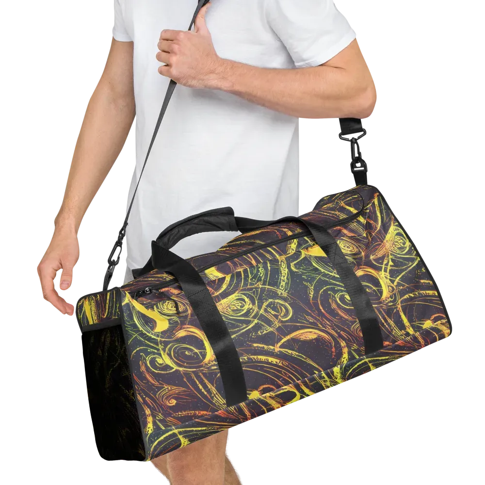 Lunar Riptide on Duffle Bag — Right Front