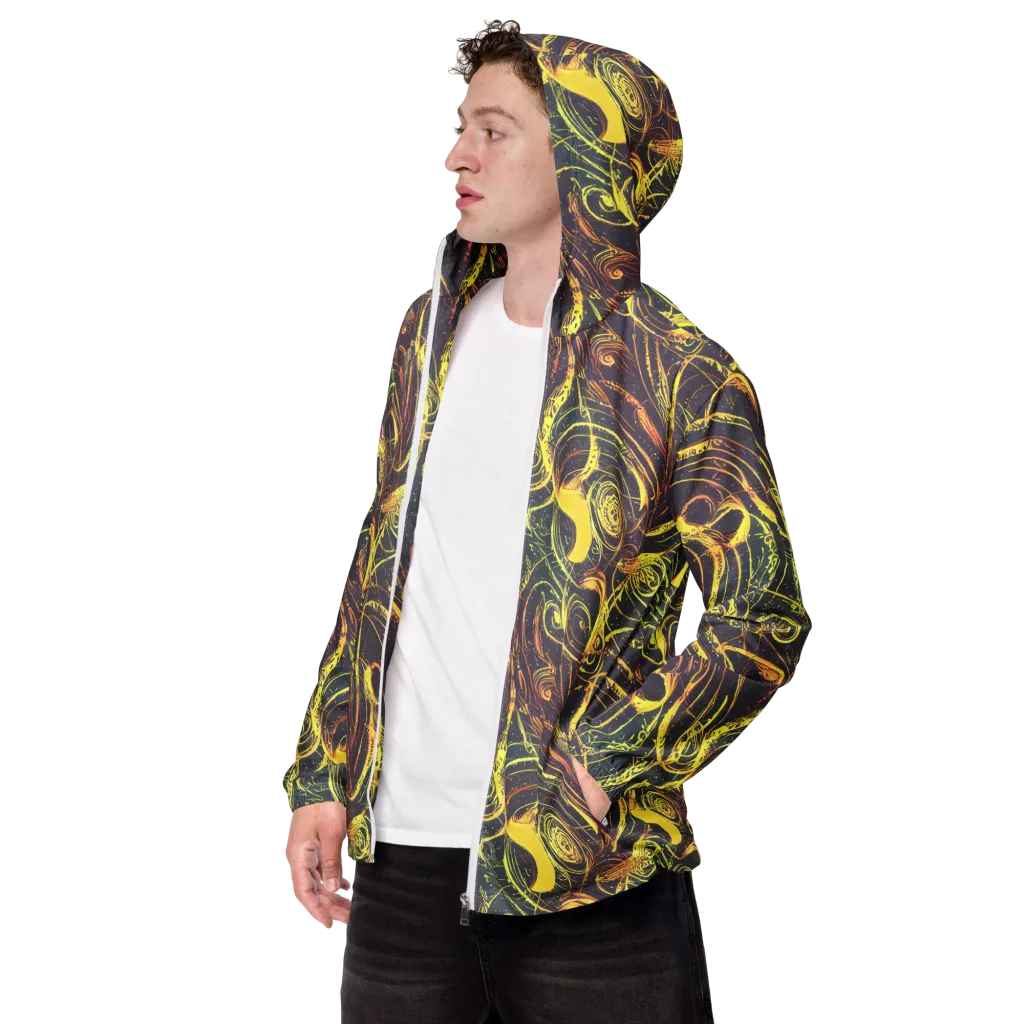 Lunar Riptide on Men's Windbreaker — Left Front