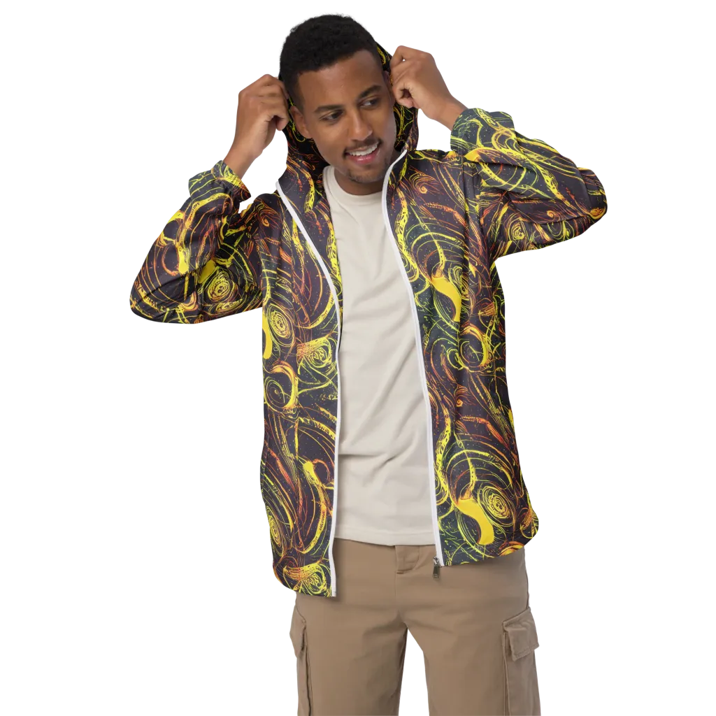 Lunar Riptide on Men's Windbreaker — Front