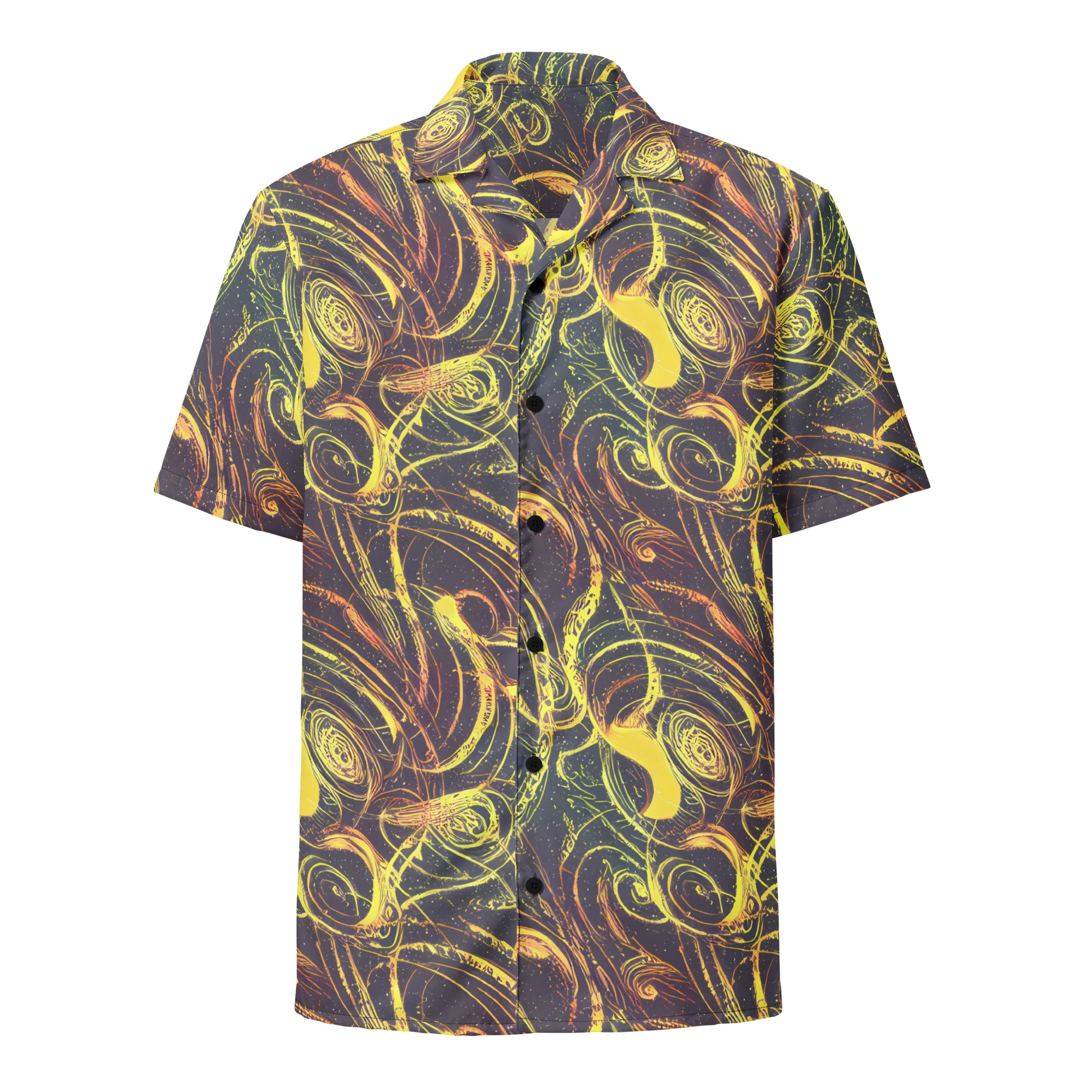 Lunar Riptide on Button Shirt — Front