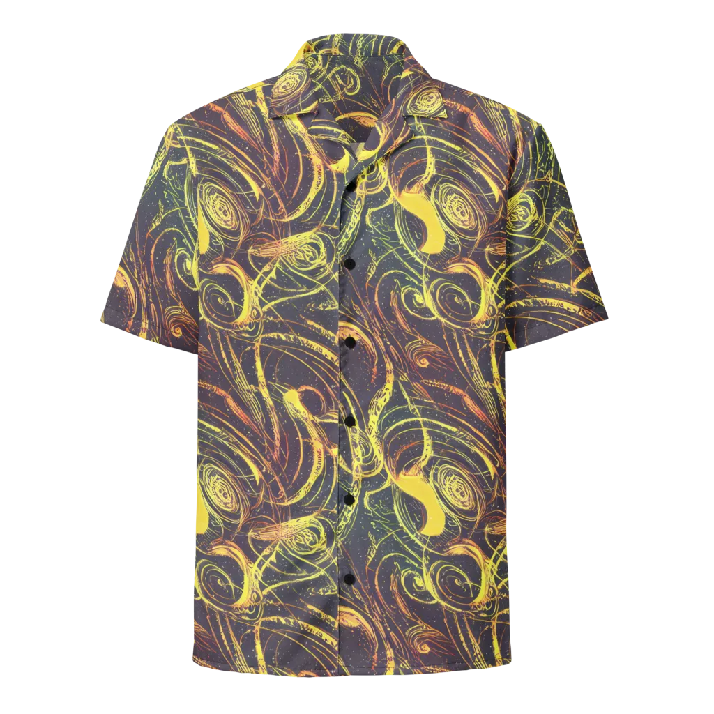 Lunar Riptide on Button Shirt — Front
