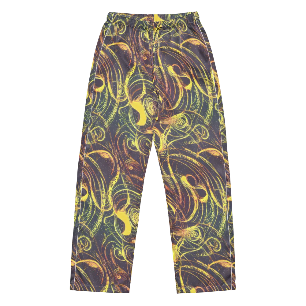 Lunar Riptide on Women's Pajama Pants — Front