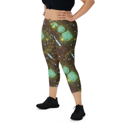 Bioluminescent Engine on a Capri Leggings