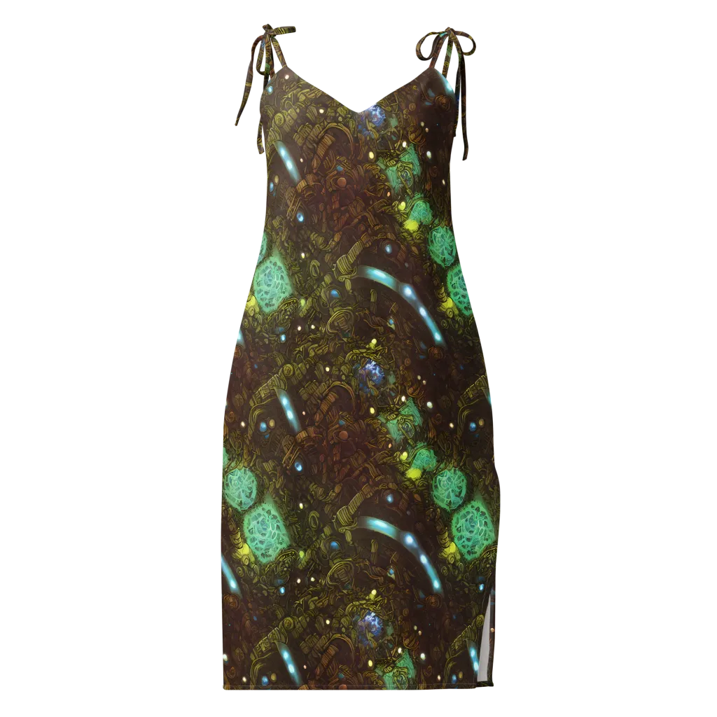 Bioluminescent Engine on Slip Dress — Front