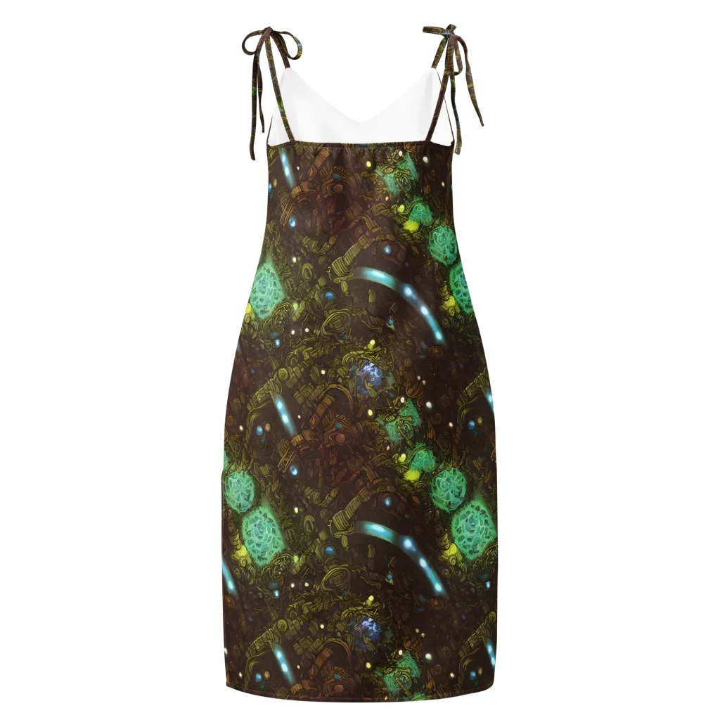 Bioluminescent Engine on Slip Dress — Back