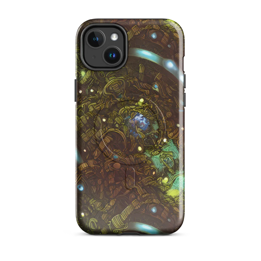 Bioluminescent Engine on MagSafe Tough Case for iPhone® — Front