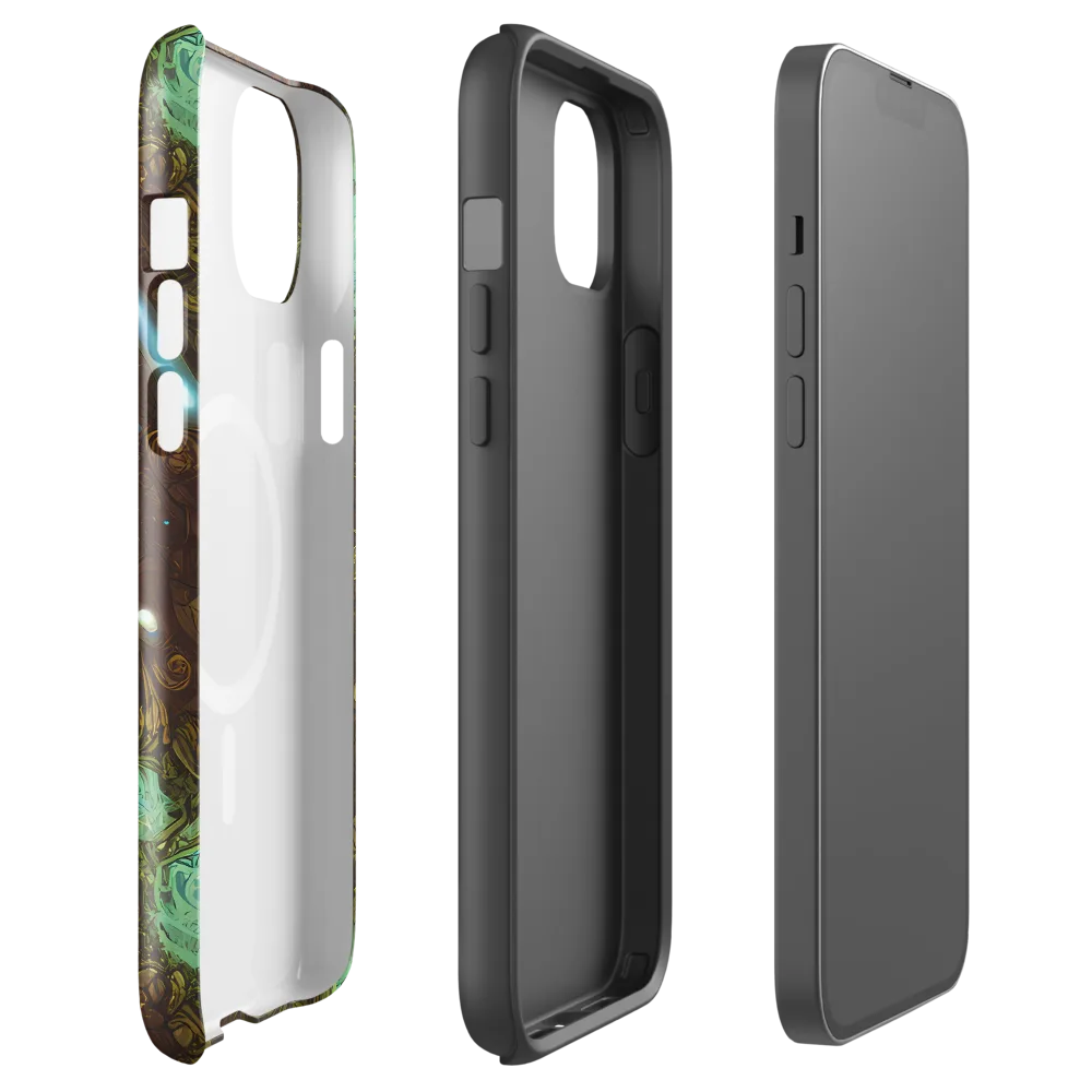 Bioluminescent Engine on MagSafe Tough Case for iPhone® — Front