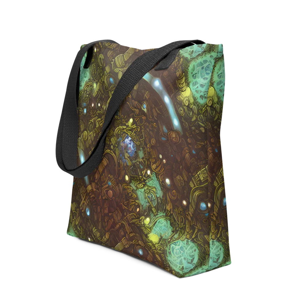 Bioluminescent Engine on Tote Bag — Front