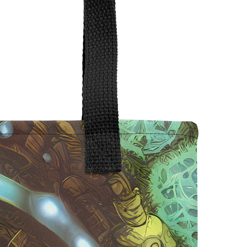 Bioluminescent Engine on Tote Bag — Product details