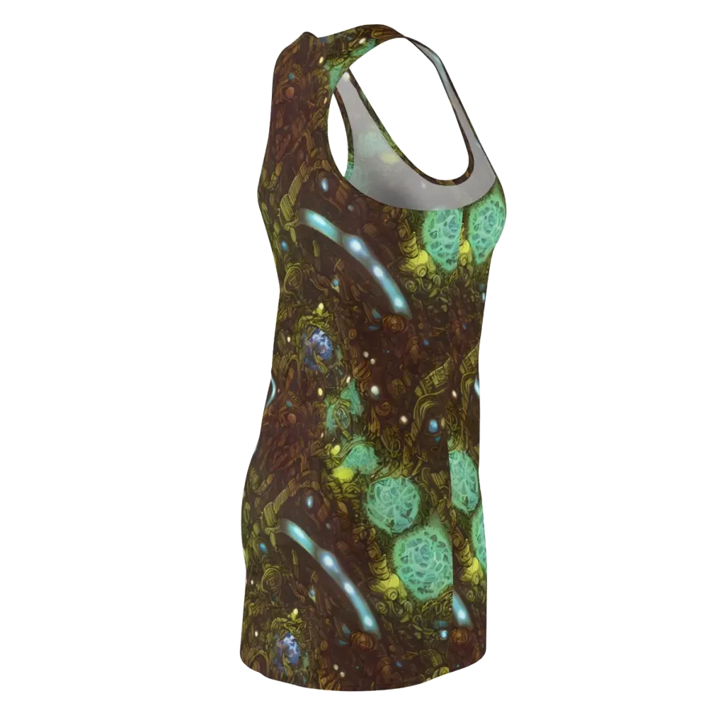 Bioluminescent Engine on Racerback Dress — Back Side