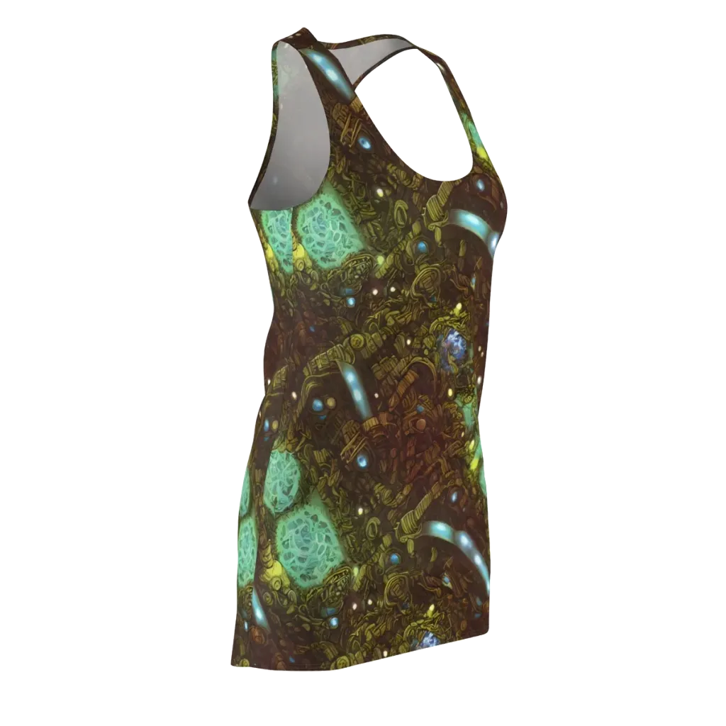 Bioluminescent Engine on Racerback Dress — Front Side