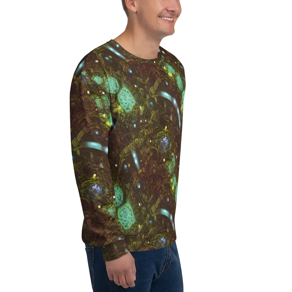 Bioluminescent Engine on Sweatshirt — Right Front