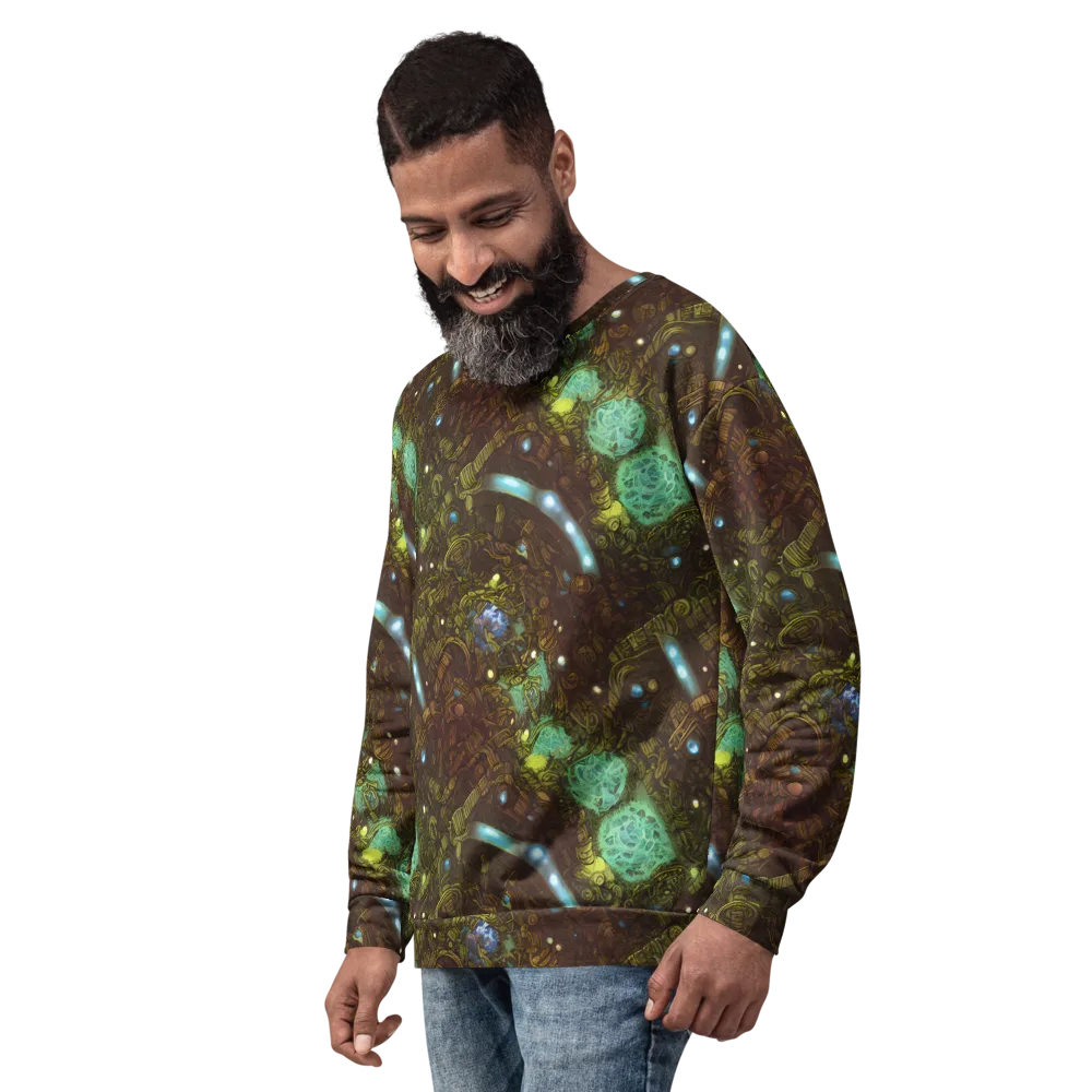 Bioluminescent Engine on Sweatshirt — Left Front