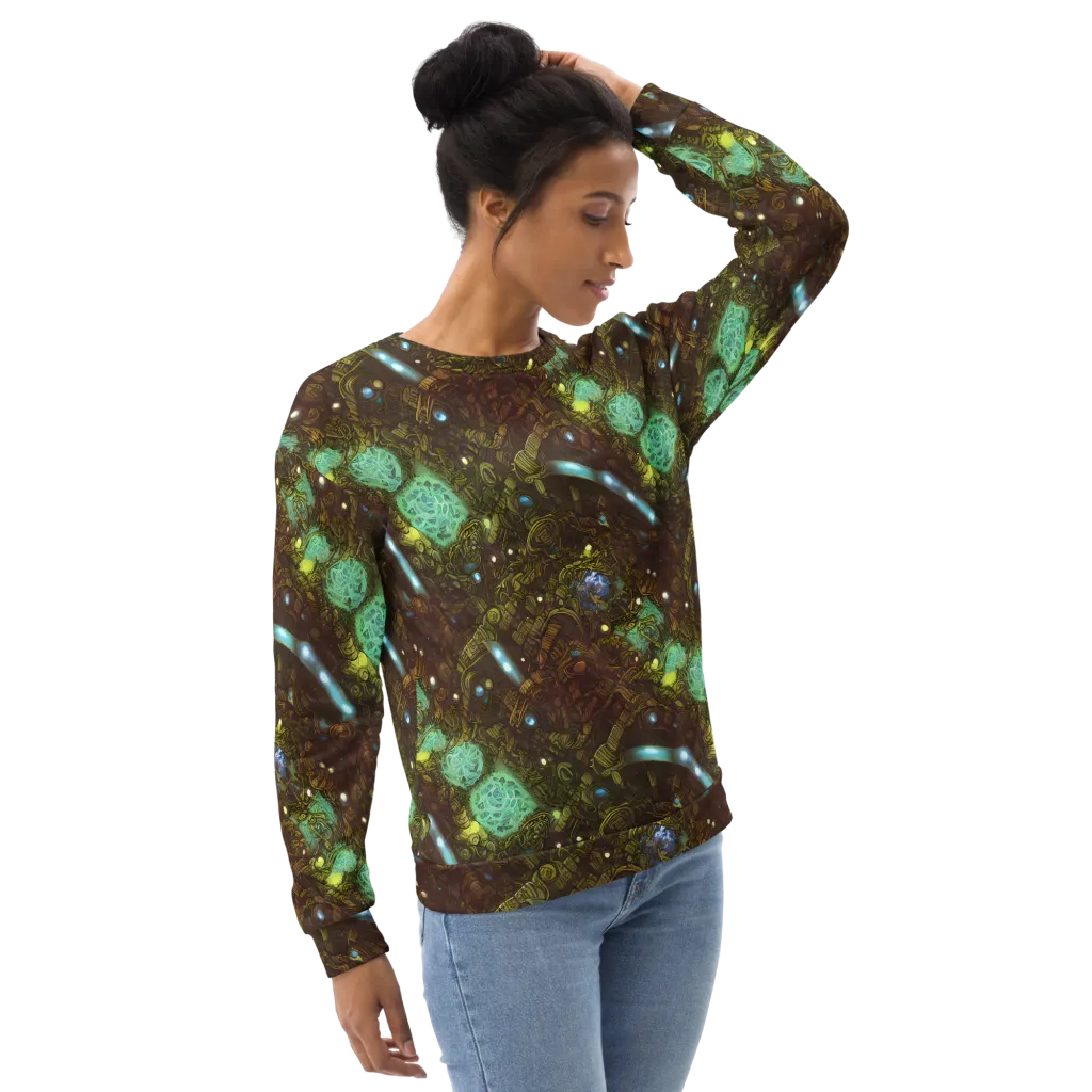 Bioluminescent Engine on Sweatshirt — Right Front