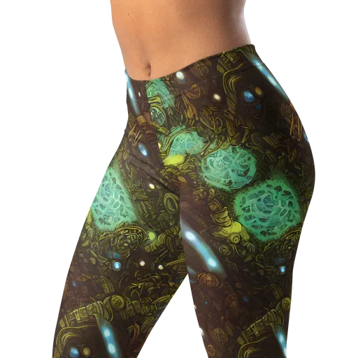 Bioluminescent Engine on a Leggings