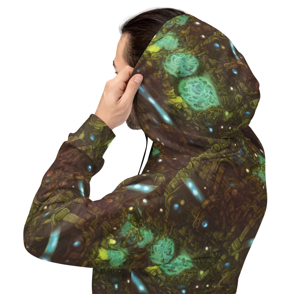 Bioluminescent Engine on Hoodie — Back