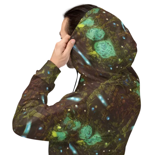 Bioluminescent Engine on a Hoodie