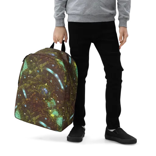 Bioluminescent Engine on a Minimalist Backpack