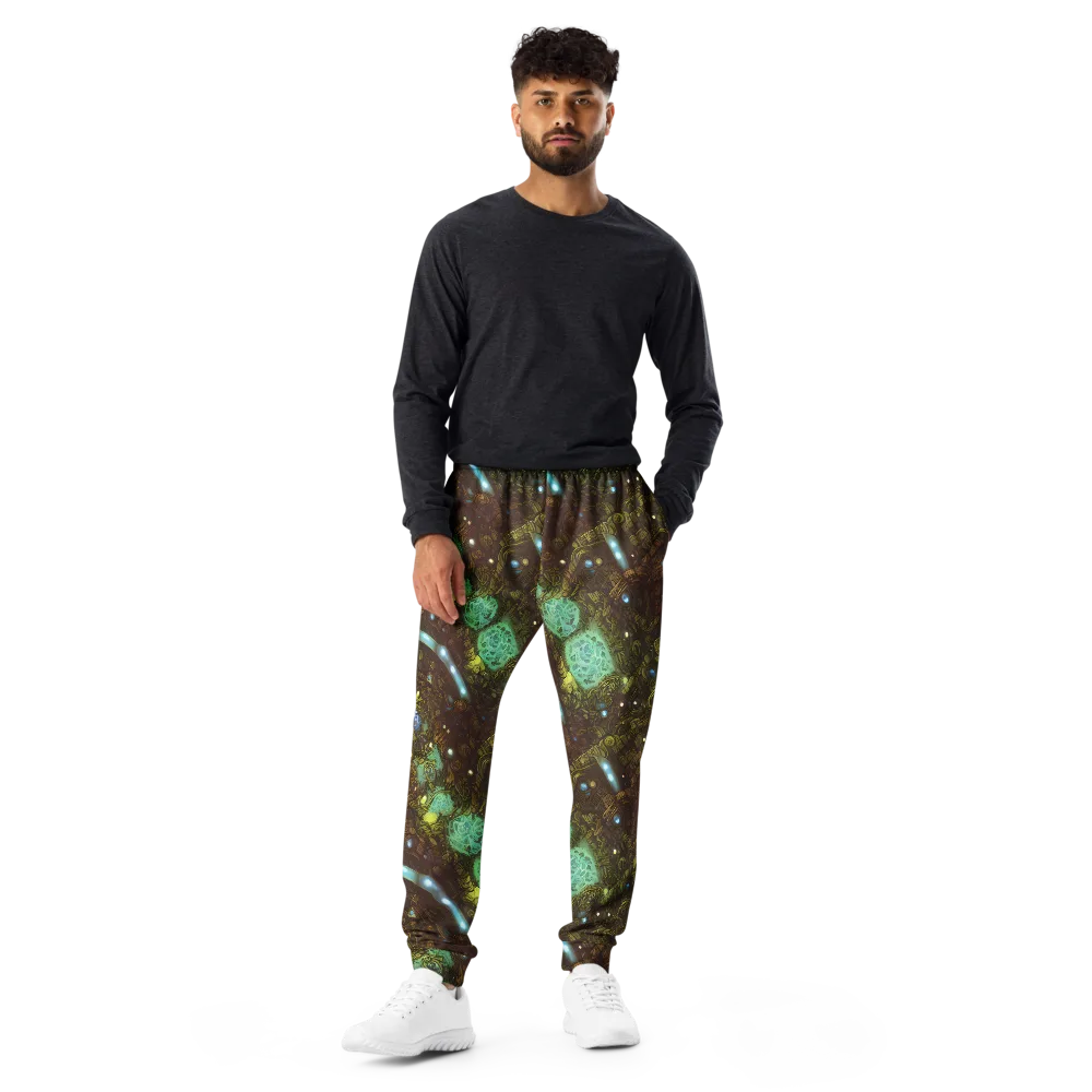 Bioluminescent Engine on Men's Joggers — Front