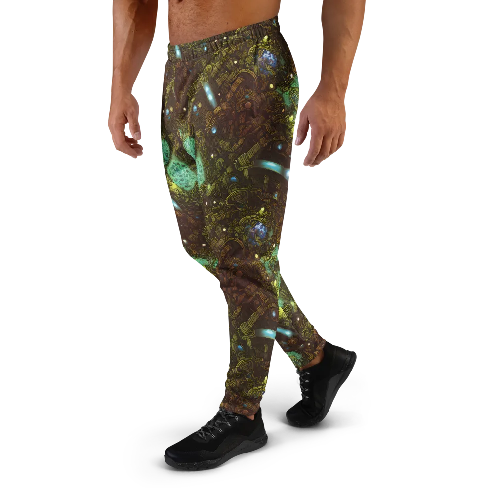 Bioluminescent Engine on Men's Joggers — Left