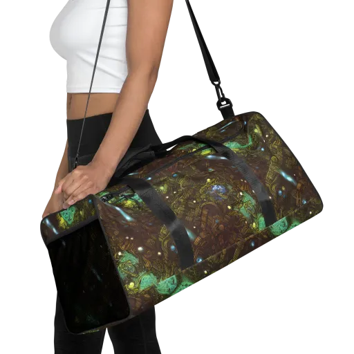 Bioluminescent Engine on a Duffle Bag