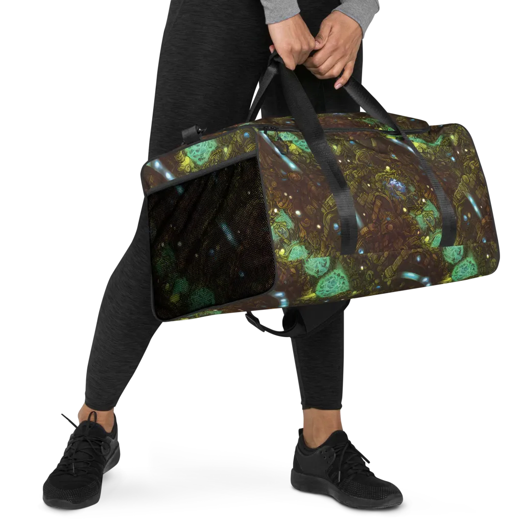 Bioluminescent Engine on Duffle Bag — Right Front